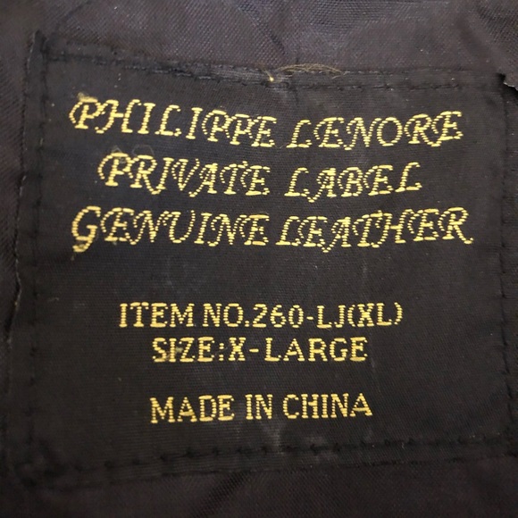 Men’s Harrahs Las Vegas Leather Jacket - Picture 3 of 5